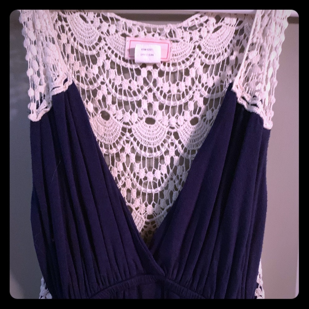 Lacey back maxi dress